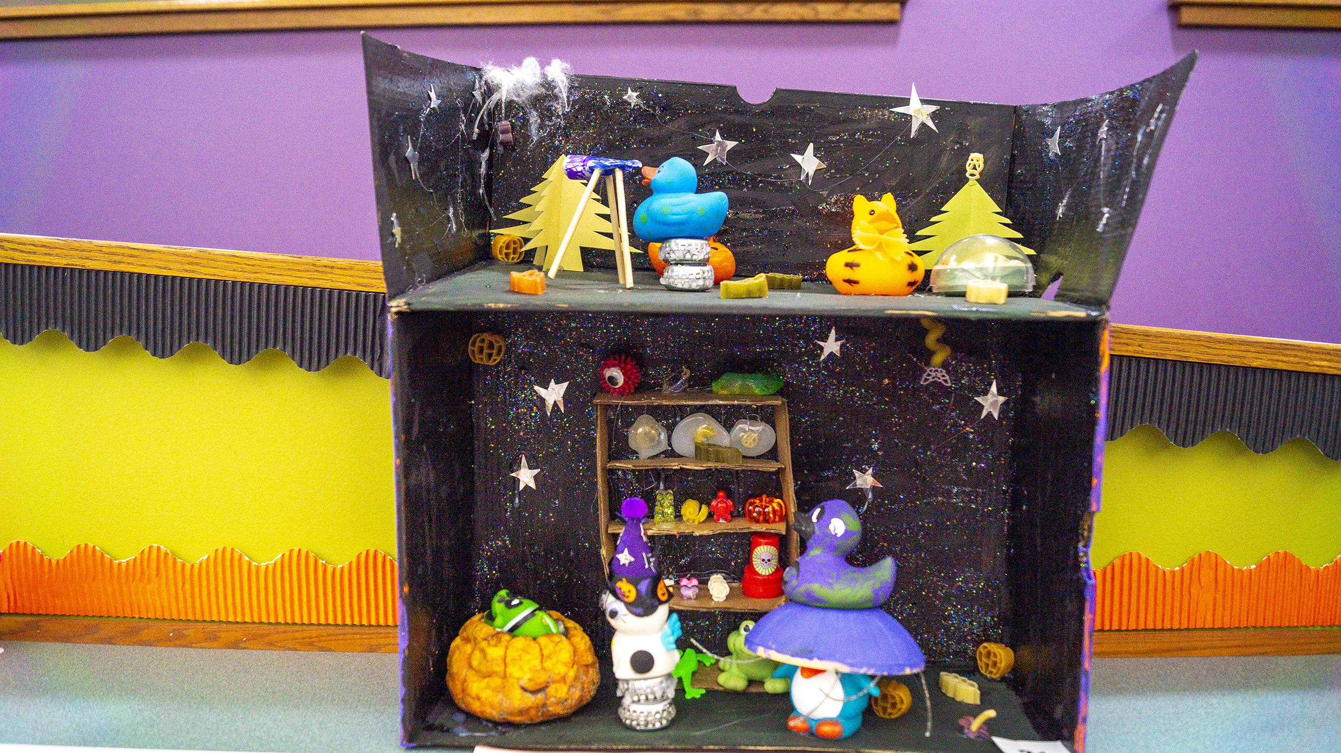 Creature Carnival tied winning entry for "People's Choice": The Witch's Cave by Zoey N.
