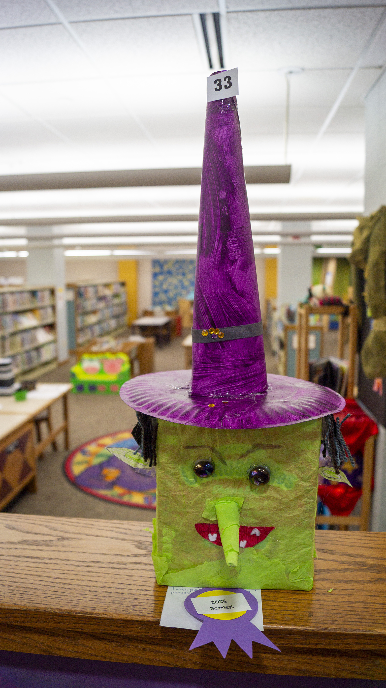 Creature Carnival 2024 winning entry for "Scariest": Grich the Wich by Claire C.