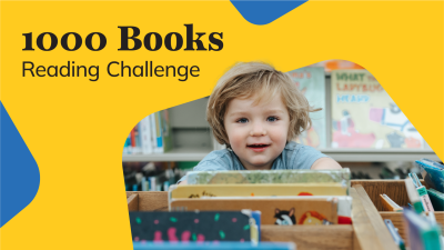 1K Books Reading Challenge Graphic