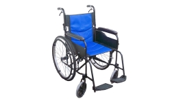 Wheel chair available for use at the Oshkosh Public Library, first floor customer service desk