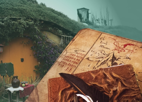 Custom Graphic for Middle Earth Programming event featuring a map.
