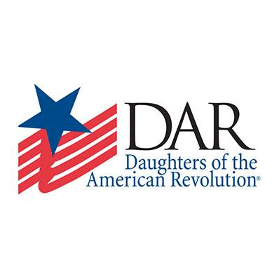 Logo for the Daughters of the American Revolution. 