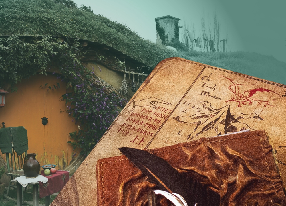 Custom Graphic for Middle Earth Programming event featuring a map.