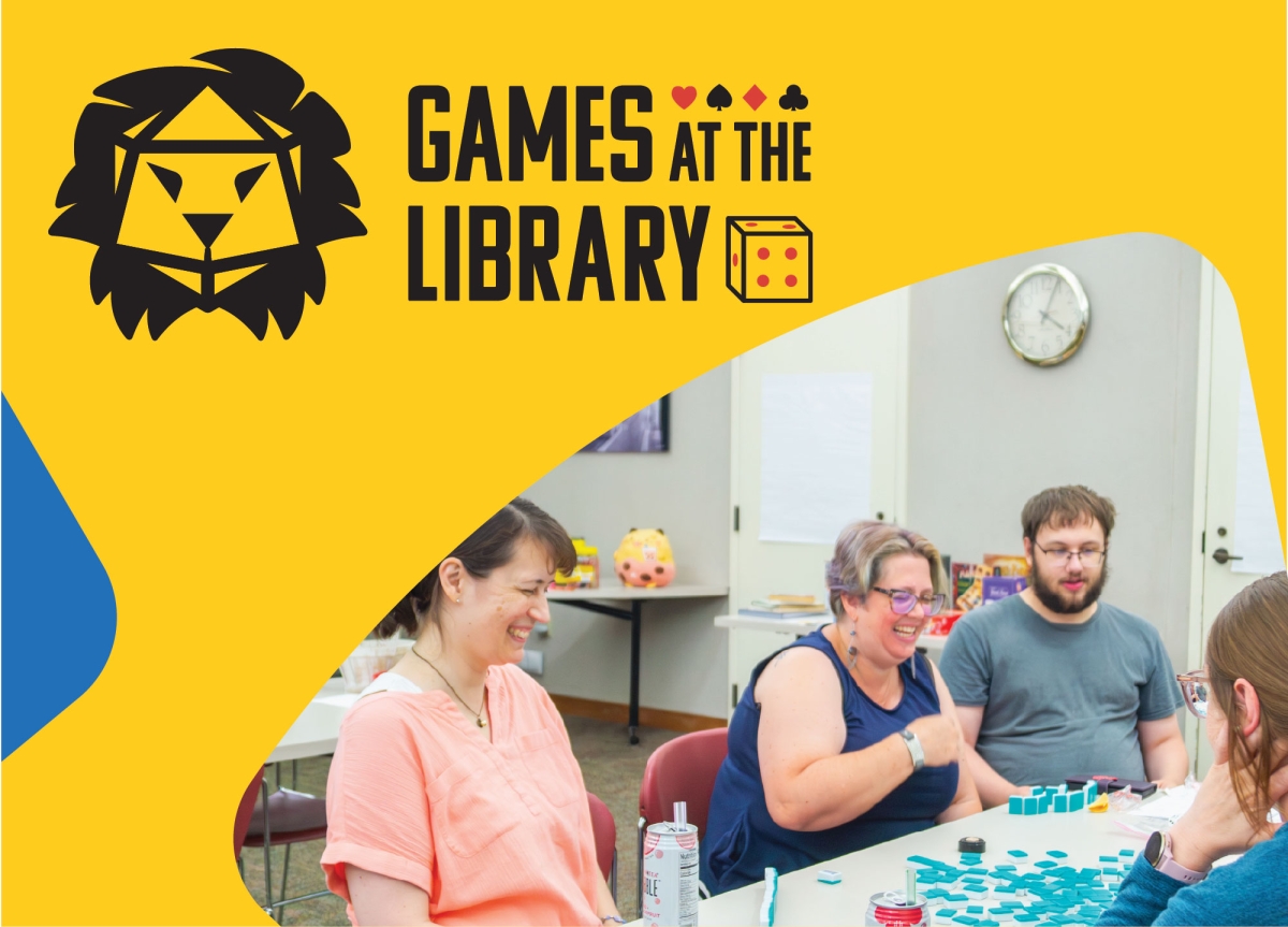 Games at the library logo default image